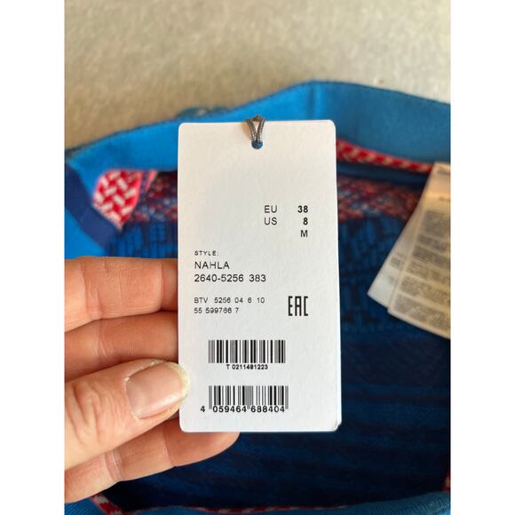 Bogner Nahla wool blend winter scene skirt women’s size 8 NWT Scandinavian snow - Picture 5 of 6